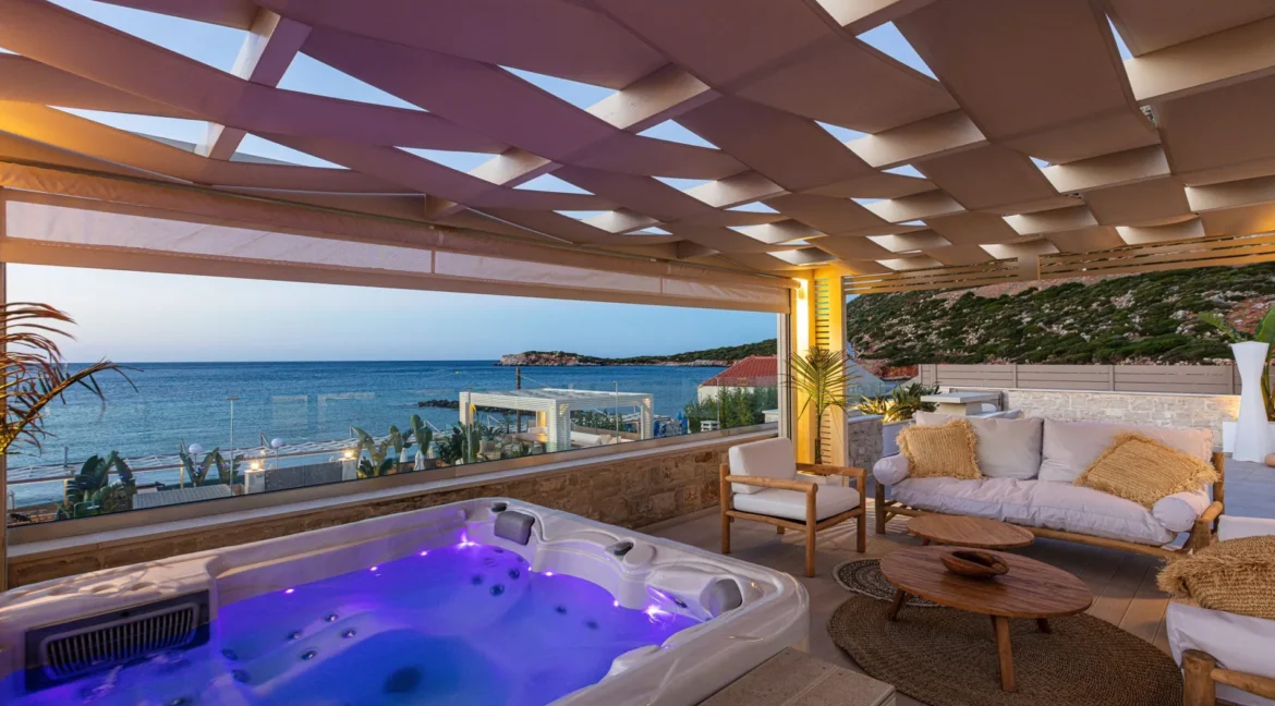 Beachfront Villa with Direct Access To The Beach, Rethymno, Crete Greece 21
