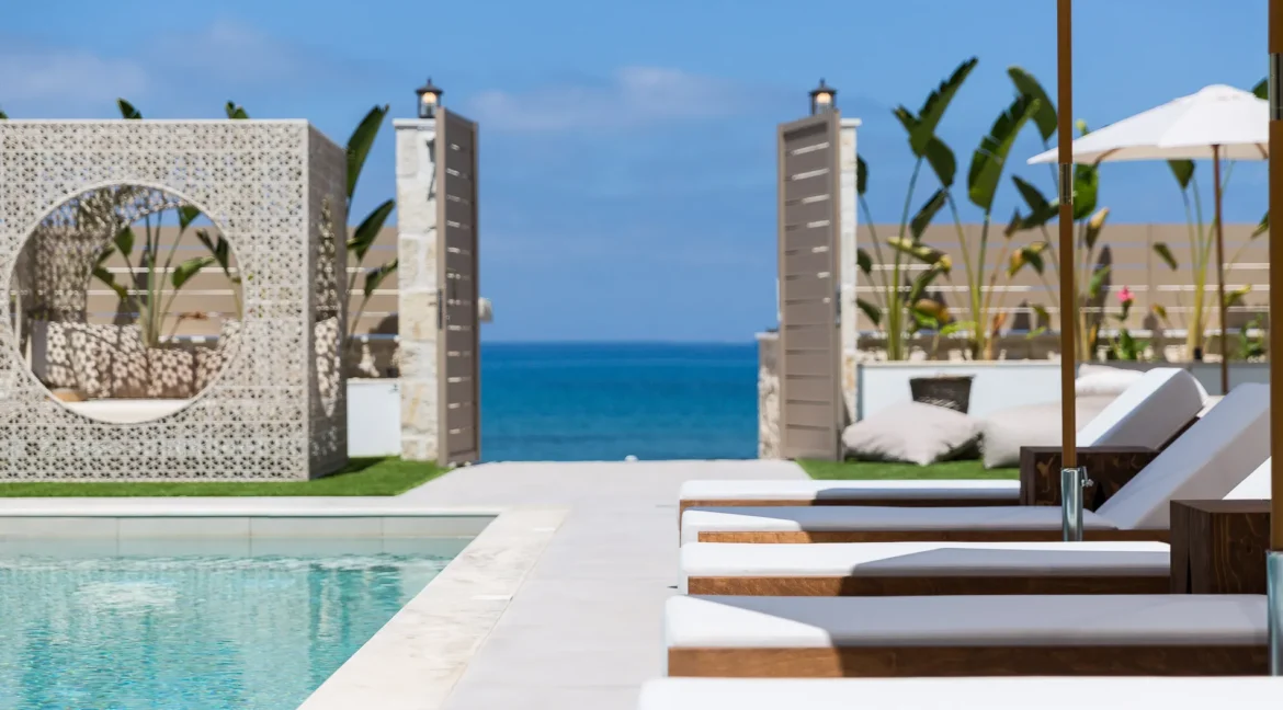 Beachfront Villa with Direct Access To The Beach, Rethymno, Crete Greece 35