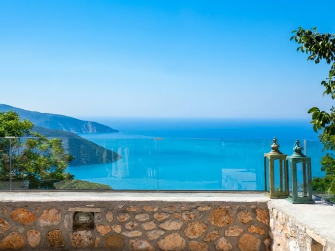 Charming Sea-View Villa for Sale Kefalonia, Near Myrtos Beach