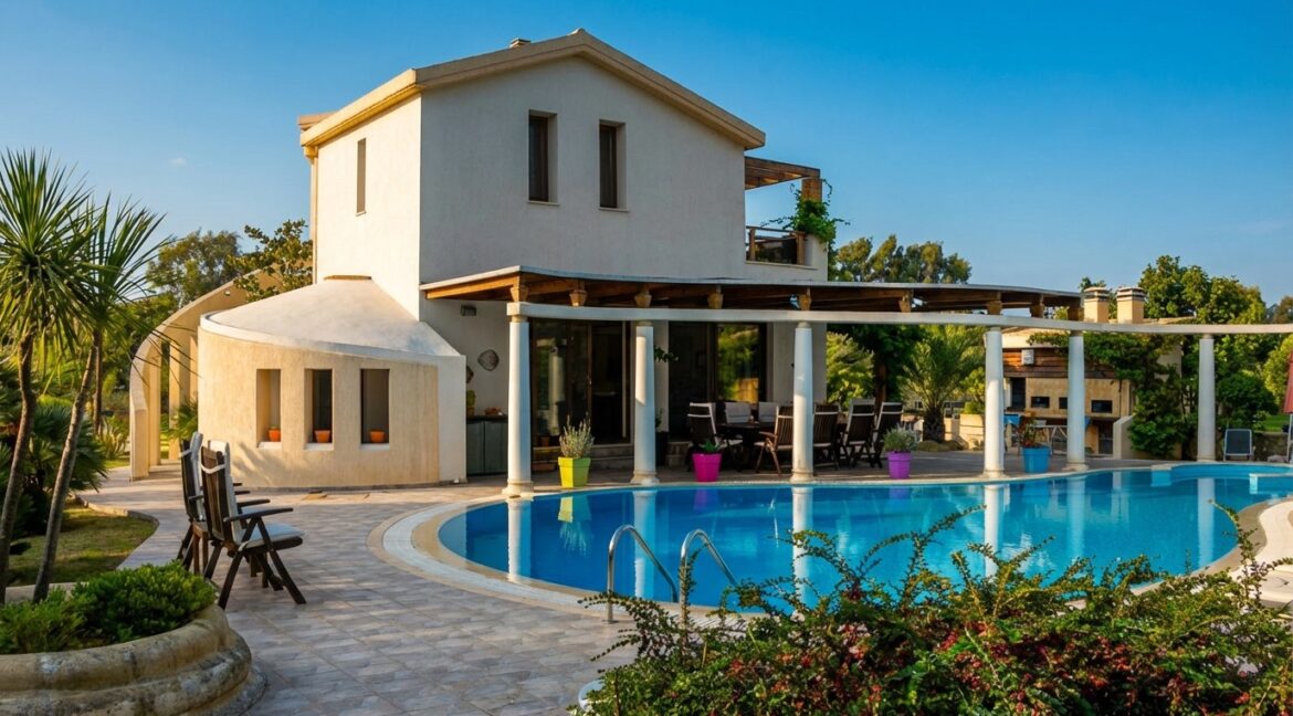 Corfu town Villa with deck for your boat for sale 1