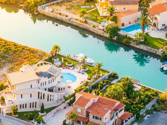 Corfu town Villa with deck for your boat for sale