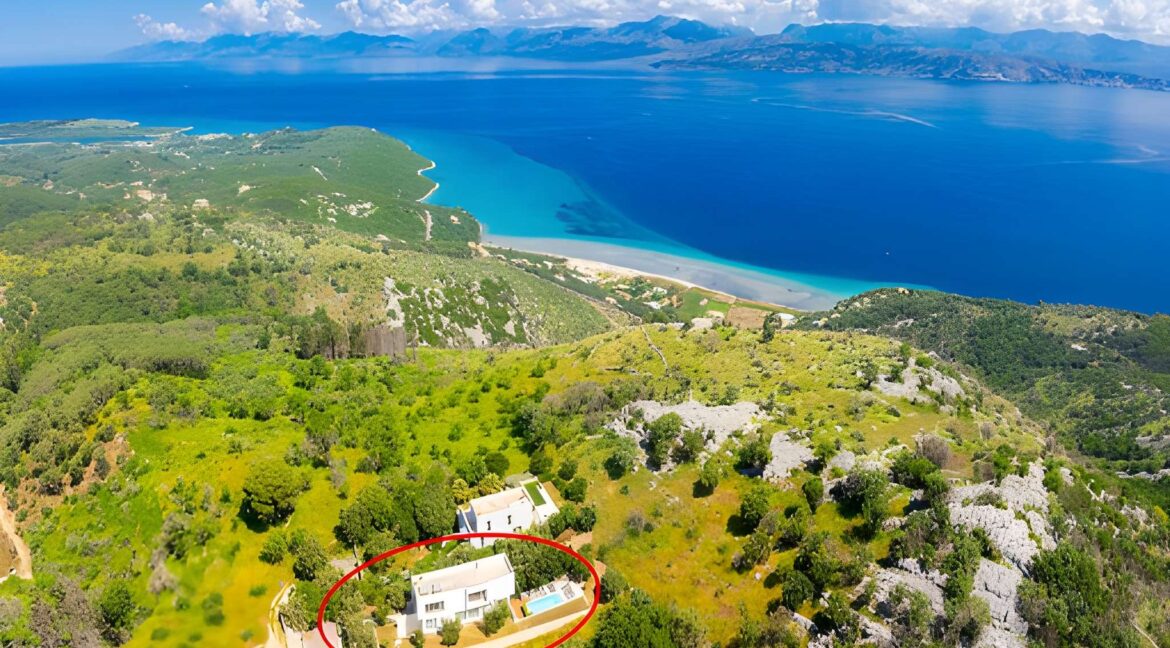 Minimal Sea-View Villa for Sale in Corfu, with Pool & Roof Terrace 1