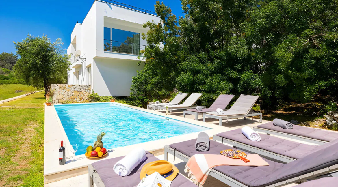 Minimal Sea-View Villa for Sale in Corfu, with Pool & Roof Terrace 4