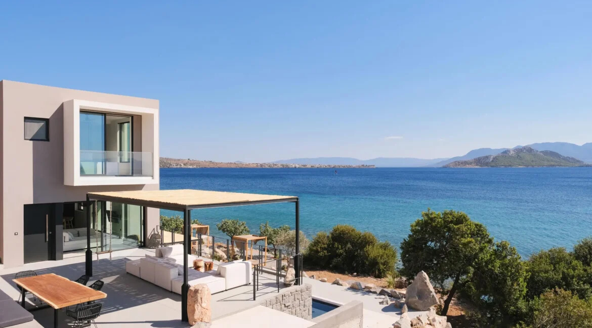 Modern Seafront Villa for sale Aegina Greece 25
