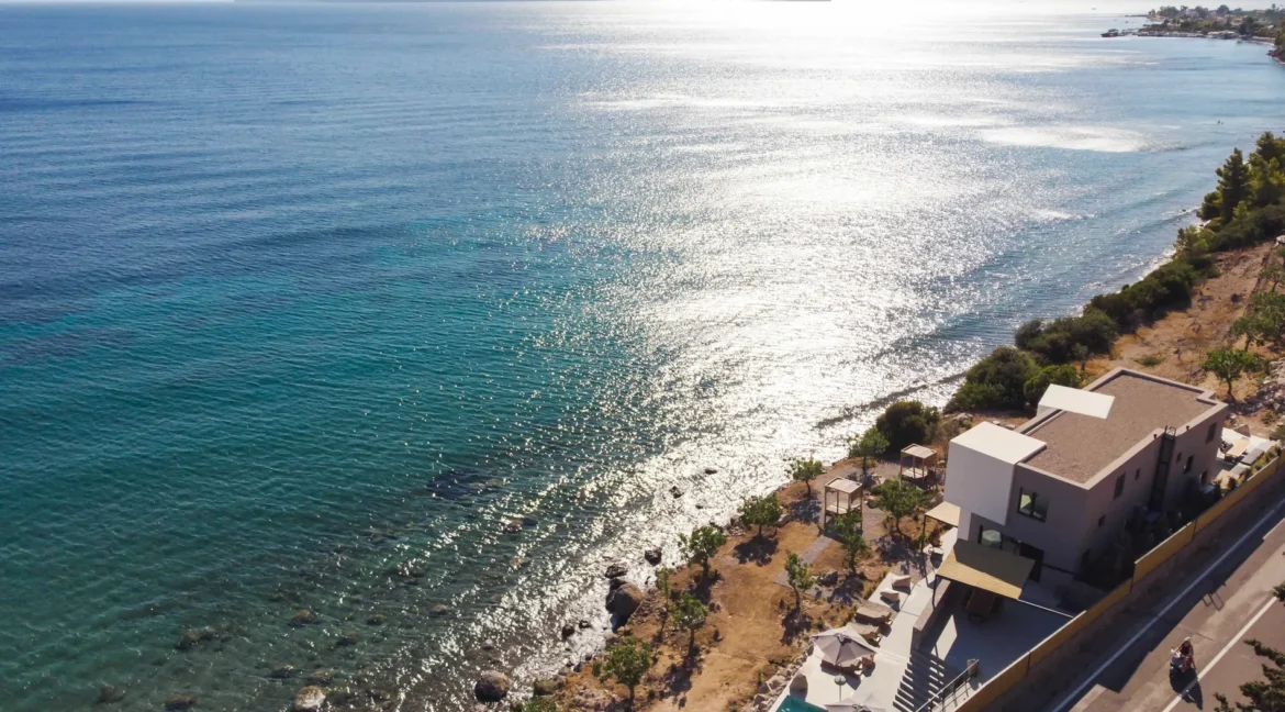Modern Seafront Villa for sale Aegina Greece 4