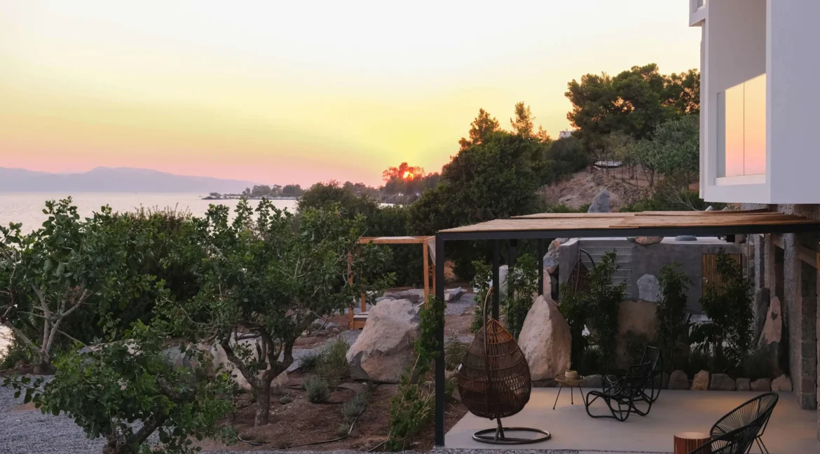 Modern Seafront Villa for sale Aegina Greece 5