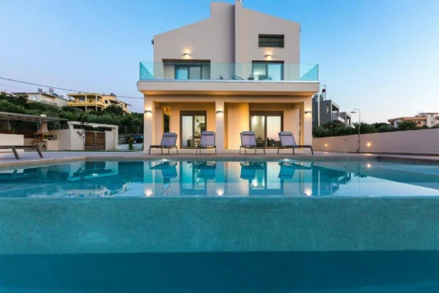 Modern Villa for Sale Chania Crete | Luxury Seaview Property Greece