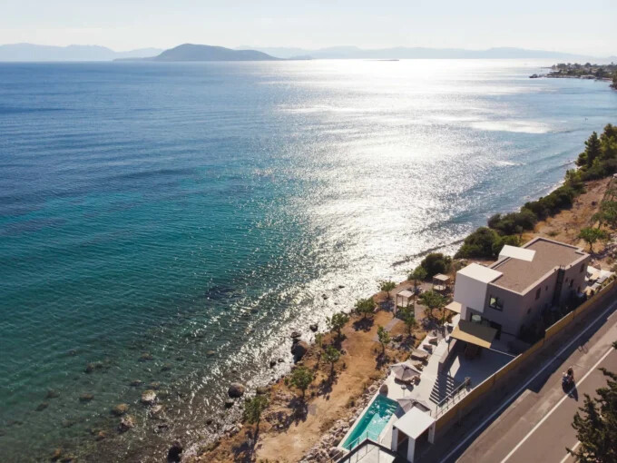 Modern Waterfront Villa for Sale Aegina Greece