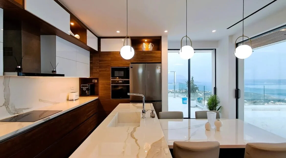 Mountain Villa With Sea View for Sale Chania Crete 13