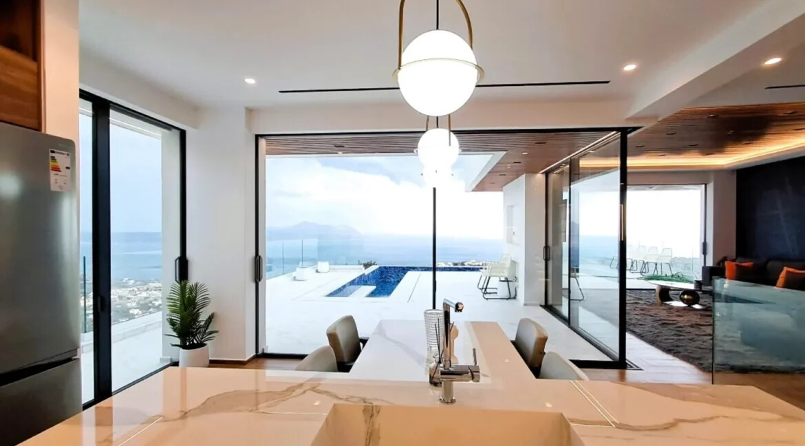 Mountain Villa With Sea View for Sale Chania Crete 14