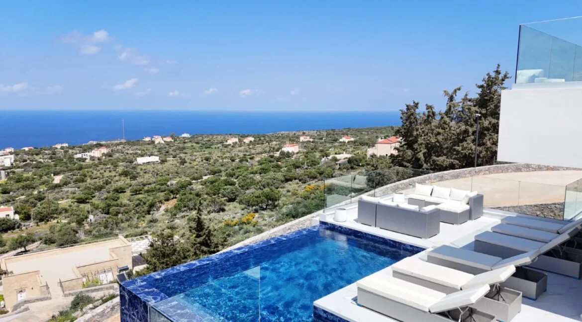 Mountain Villa With Sea View for Sale Chania Crete 19