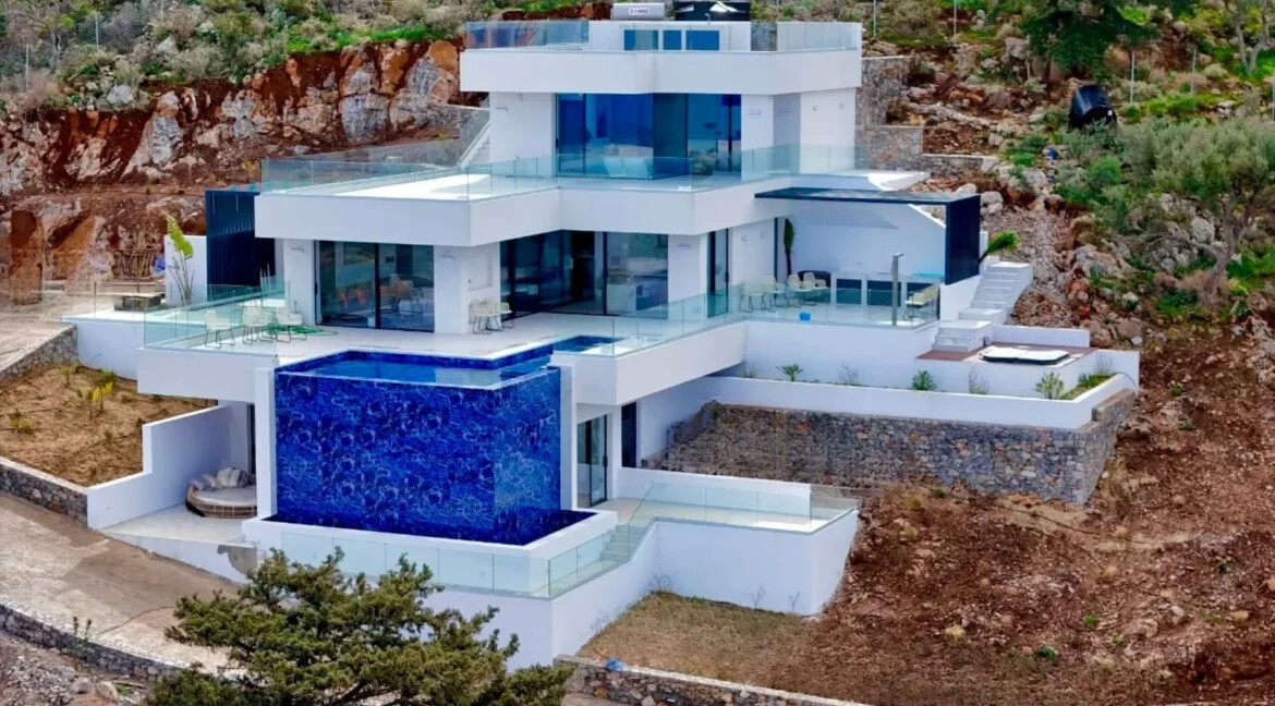 Mountain Villa With Sea View for Sale Chania Crete 21