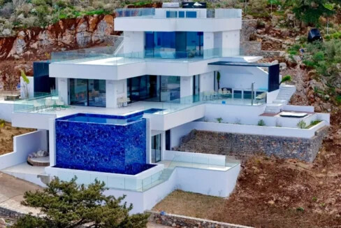 Mountain Villa With Sea View for Sale Chania Crete 21