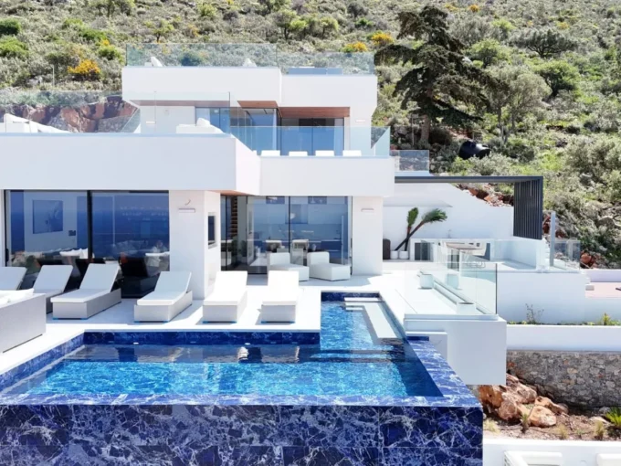 Mountain Villa With Sea View for Sale Chania Crete