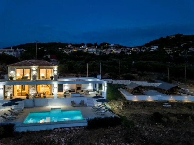 Sea View Villa for Sale Zakynthos Greece in 37.661028,20.8162678,14