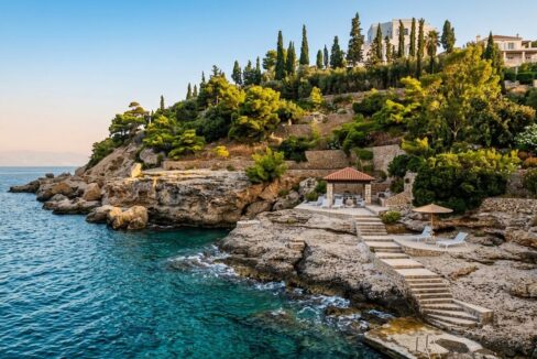 Seafront Private Property for Sale at Spetses 6