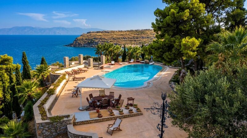 Seafront Private Property for Sale at Spetses island