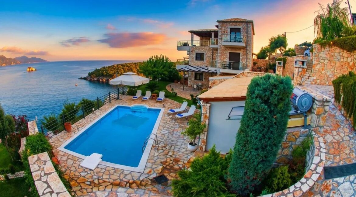 Seafront Villa for Sale in Sivota, across Corfu 1