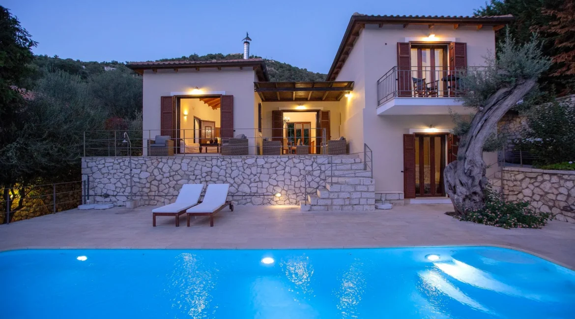 Seafront Villas for Sale at Syvota Lefkada Greece 25