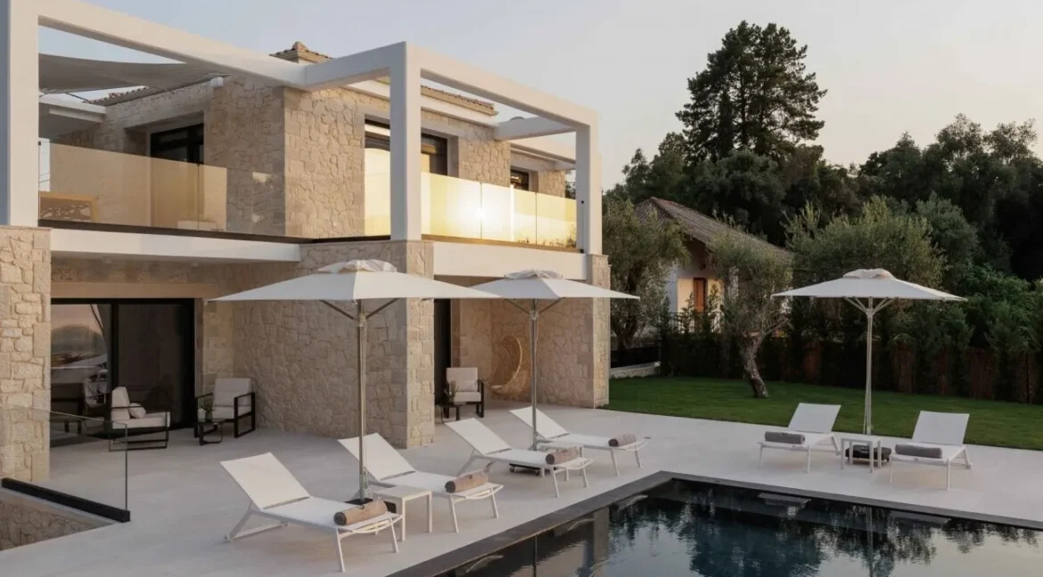 Seaside Modern Villa Kontokali Corfu Greece 3