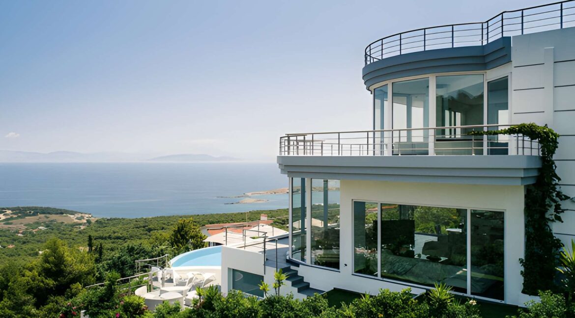 Super Villa in South Athens with Sea Views, Porto Rafti Villa 1