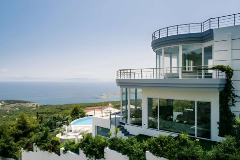 Super Villa in South Athens with Sea Views, Porto Rafti Villa 1