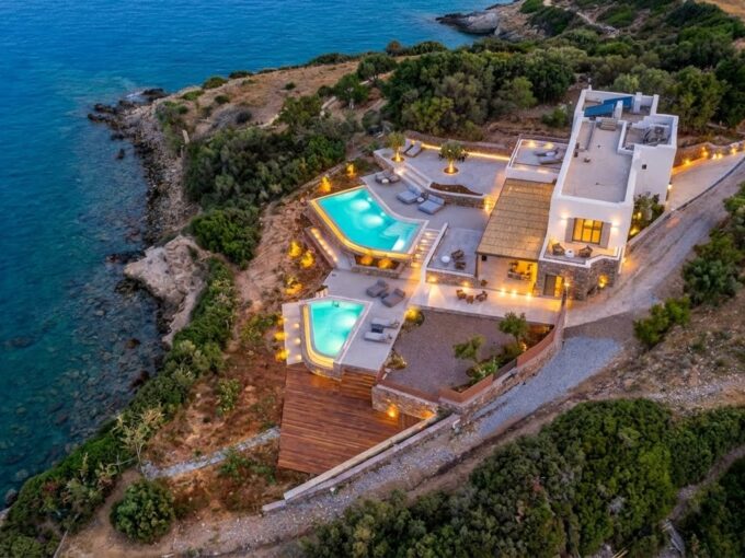 Ultra-Luxury Seafront Villa for Sale in Crete, Heraklion