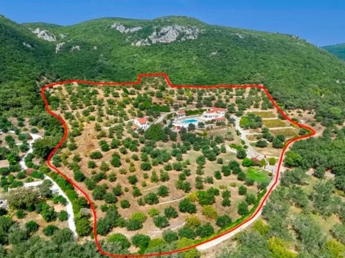 Villa with Big Land Plot for Sale at Corfu Greece