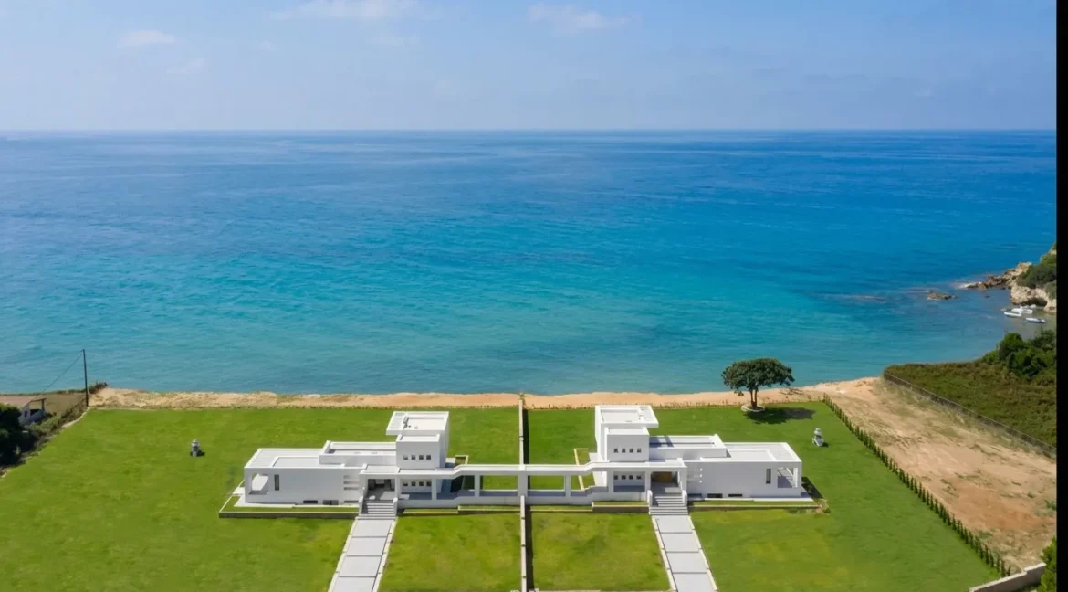 Seafront Villa for sale Corfu Greece, Halikounas