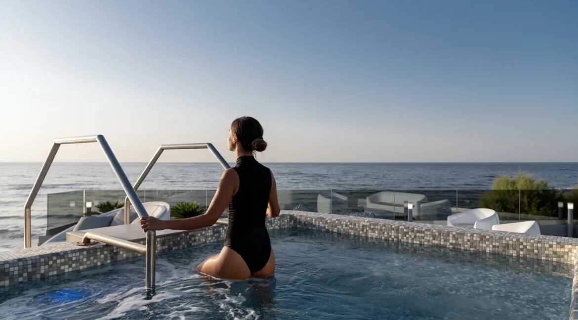 Luxury Beachfront Villa for sale Rethymno Crete 39