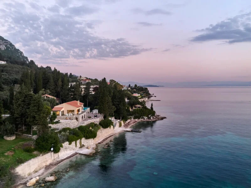 Luxury Seafront Mansion for Sale in Corfu