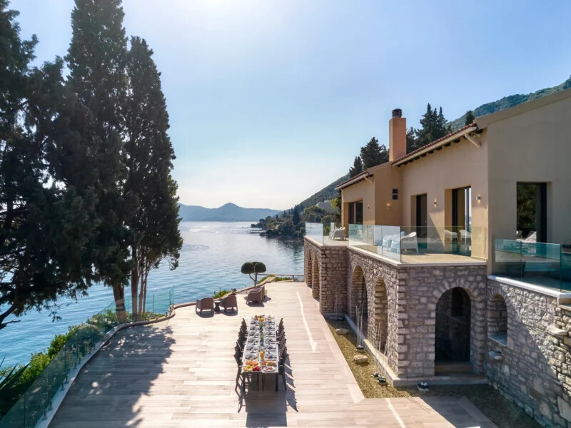 Luxury Seafront Mansion for Sale in Corfu