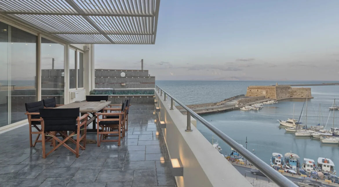 Seafront Penthouse for Sale in the Heart of Heraklion, Crete