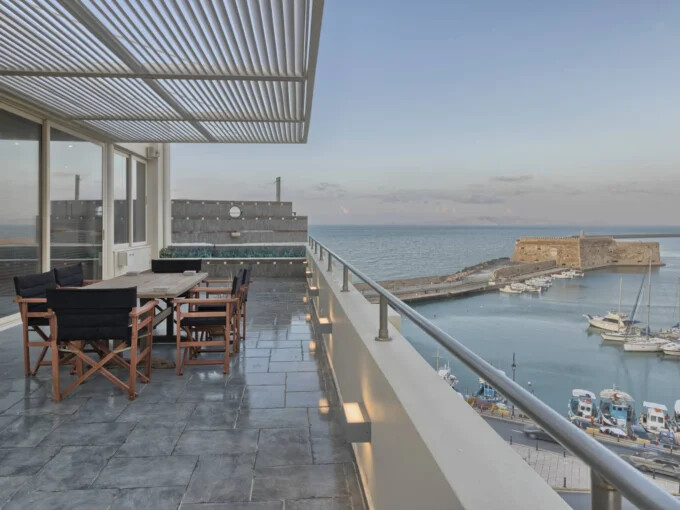 Seafront Penthouse for Sale in the Heart of Heraklion, Crete