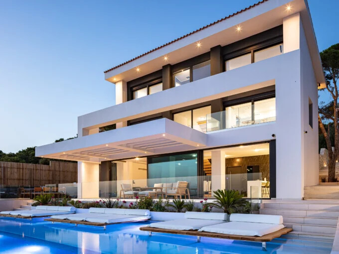 Luxury Seaview Villa with Pool for sale at Chania Crete