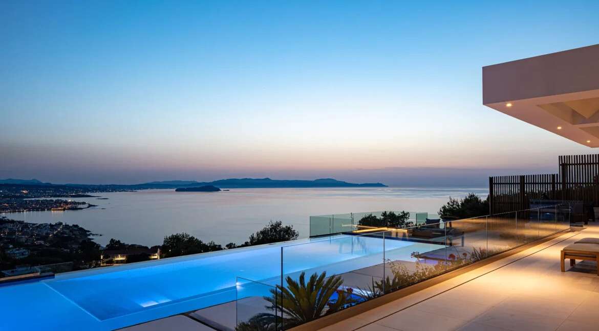 Luxury Seaview Villa with Pool for sale at Chania Crete 36