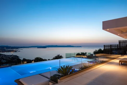 Luxury Seaview Villa with Pool for sale at Chania Crete 36