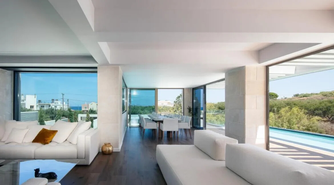 New Luxury Villa with Sea Views in Chania, Agia Marina 1