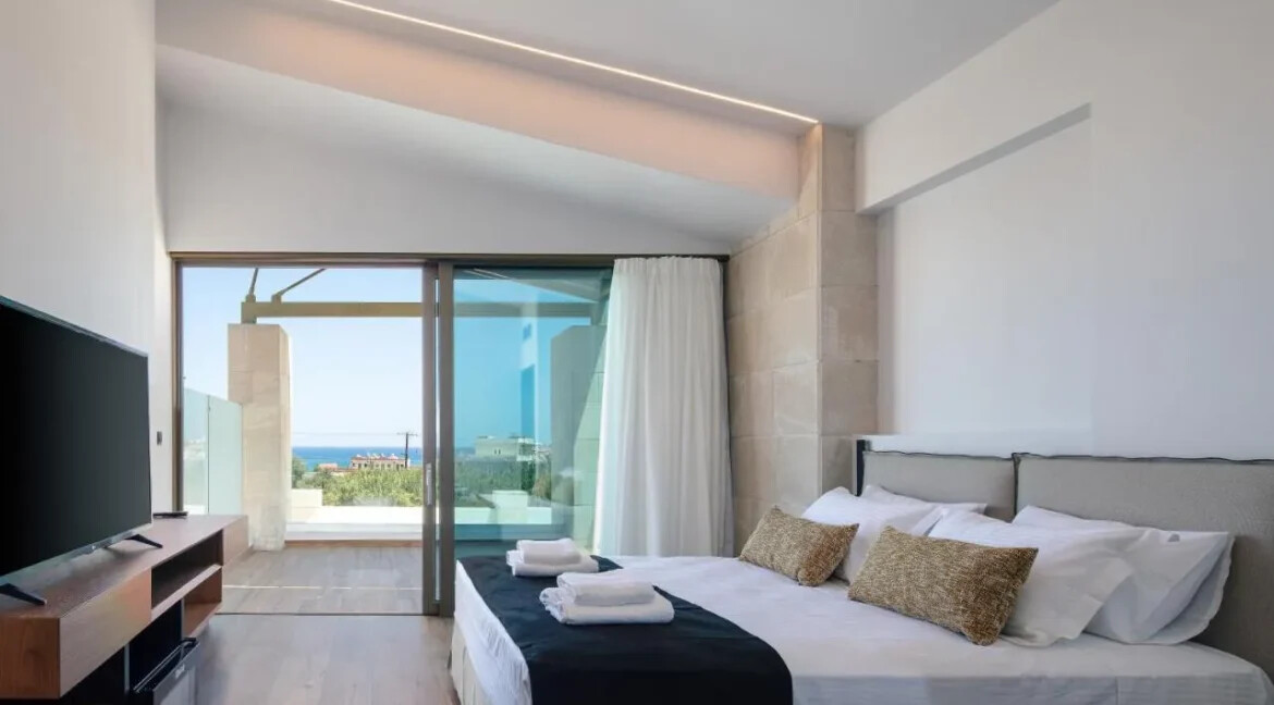 New Luxury Villa with Sea Views in Chania, Agia Marina 24