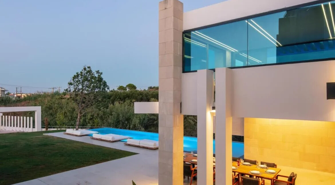 New Luxury Villa with Sea Views in Chania, Agia Marina 33