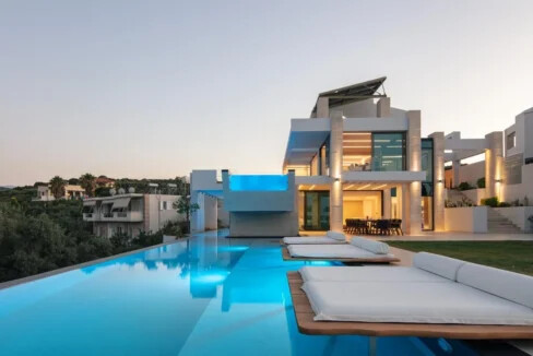 New Luxury Villa with Sea Views in Chania, Agia Marina