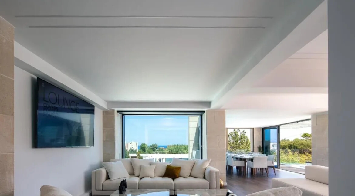 New Luxury Villa with Sea Views in Chania, Agia Marina 7