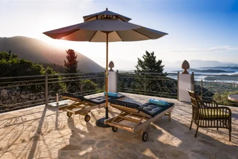Private Estate of 3 Luxurious Villas for sale Lefkada Nydri 1