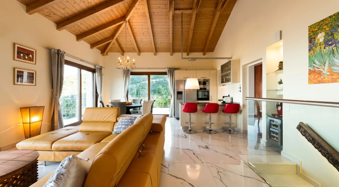 Private Estate of 3 Luxurious Villas for sale Lefkada Nydri 11