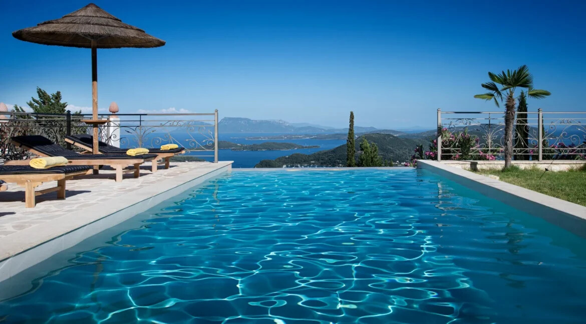 Private Estate of 3 Luxurious Villas for sale Lefkada Nydri 15
