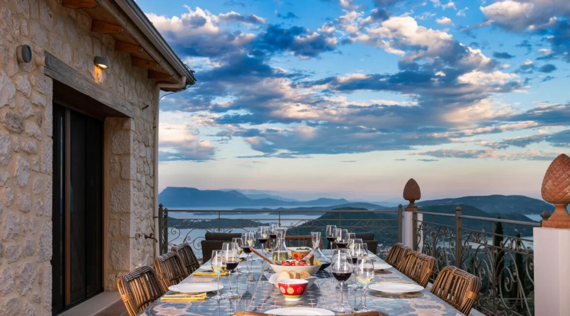 Private Estate of 3 Luxurious Villas for sale Lefkada Nydri 16