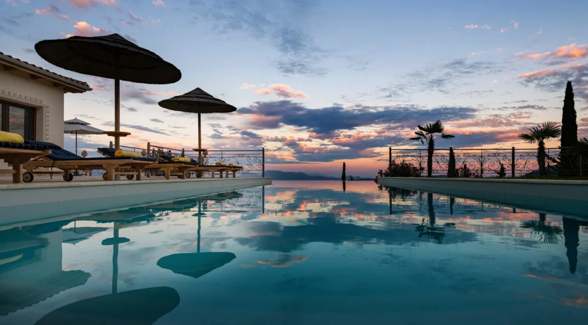 Private Estate of 3 Luxurious Villas for sale Lefkada Nydri 3