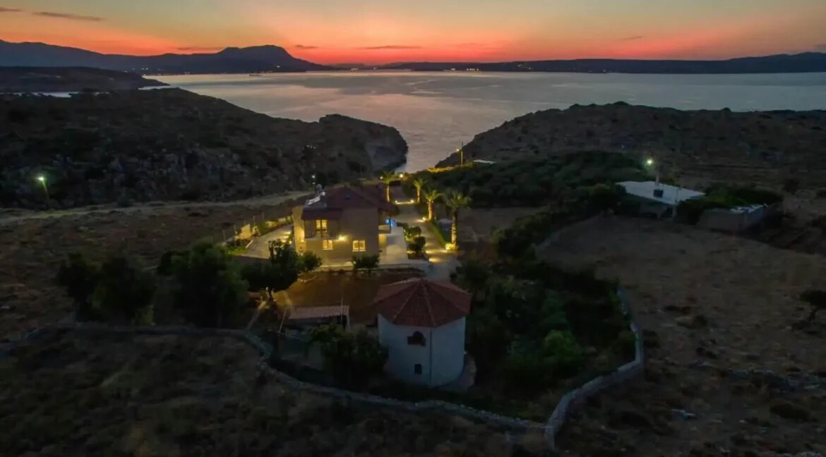 Seafront Villa for sale at Chania Crete 1