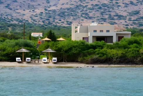 Seafront Villa for Sale in Elounda Crete