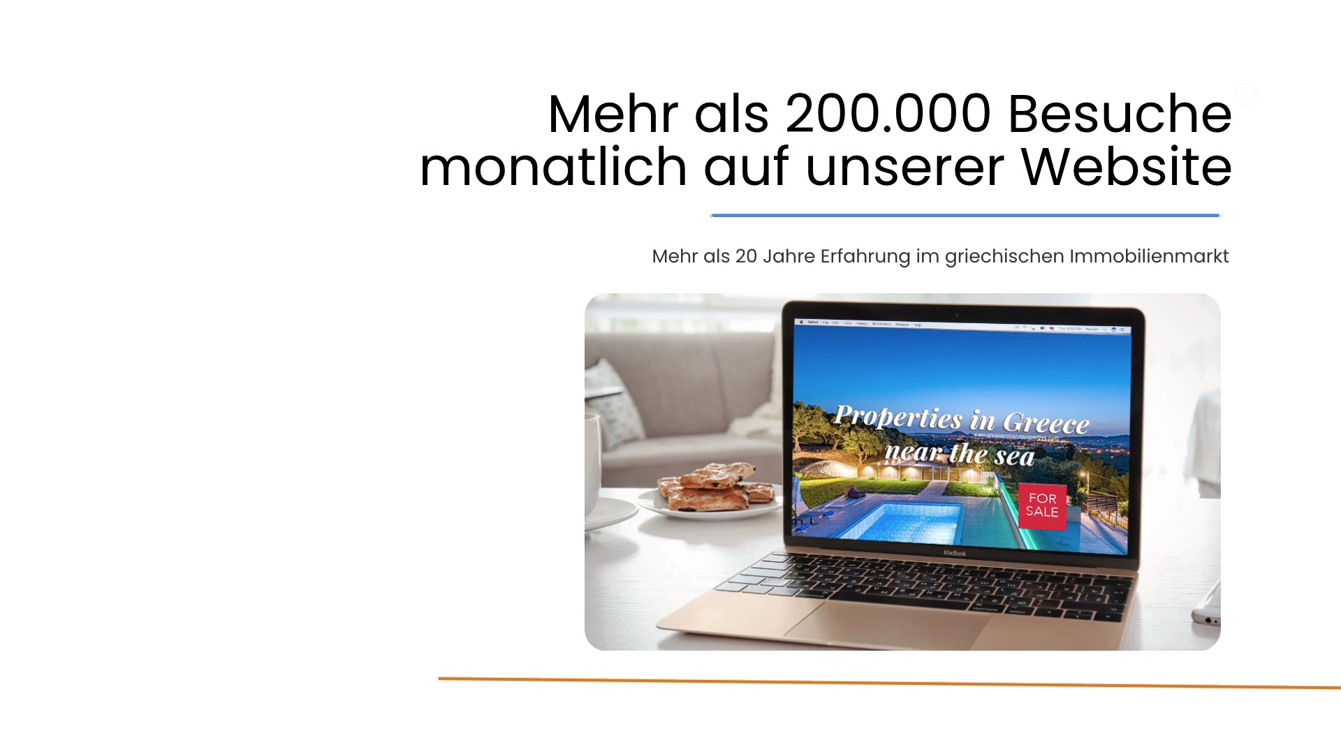 Mehr als 200.000 Besuche monatlich auf unserer Website